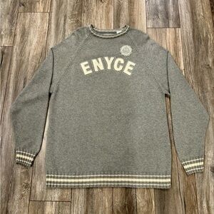 Men’s Grey Y2K Throwback Enyce Crewneck Sweater Size XL